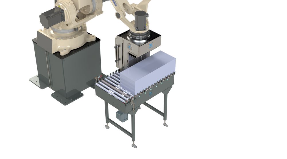 Forked grabber with grabber belt